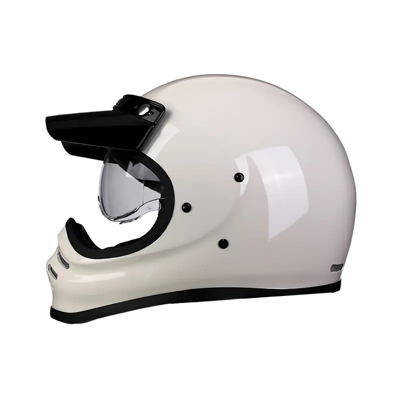 881 clogad Gluaisrothar Aghaidh Iomlán Fiberglass Clogad Motocross le Liner Compordach