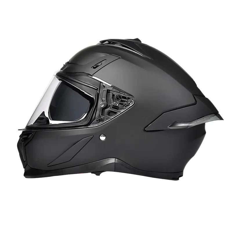 Clogad Gluaisrothar Caighdeánach FP001 ECE Clogad Moto Casco Aghaidh Iomlán